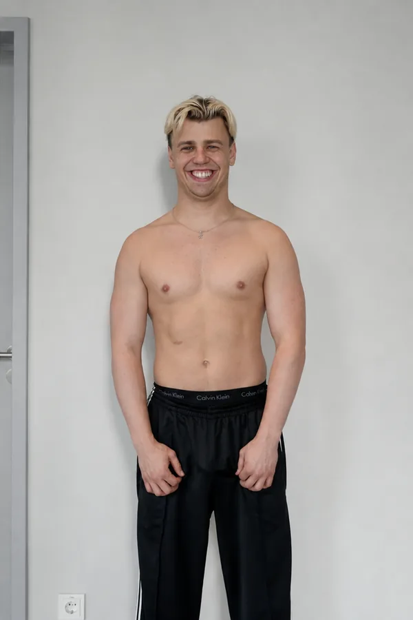 Papaplatte (Kevin Teller) nach dem Health-Maxxing-Coaching bei Marcus Bock